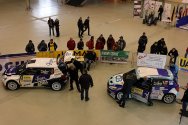 Rallye Český Krumlov: Technické přejímky, servis